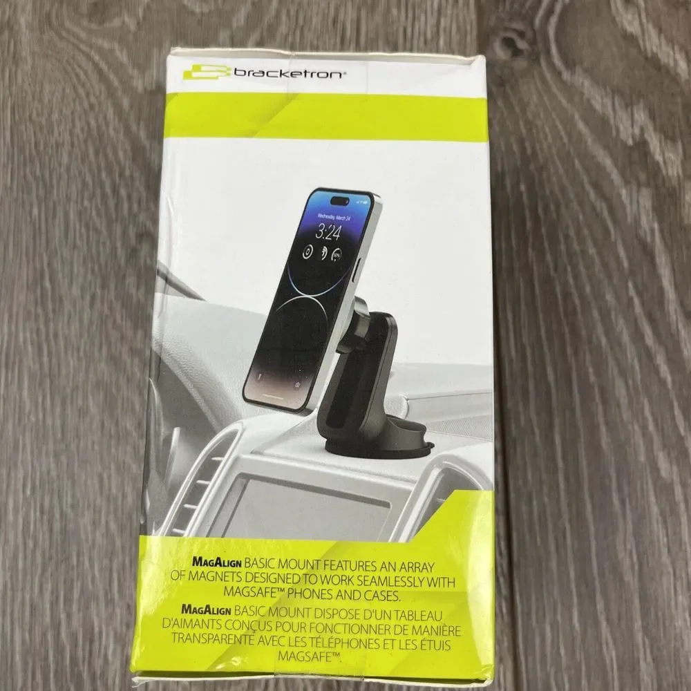 MagAlign Compatible with Apple MagSafe‎ and All Phones Magnetic Windshield
